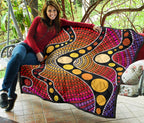 aboriginal-premium-quilt-australia-colorful-circle-dot-painting-art