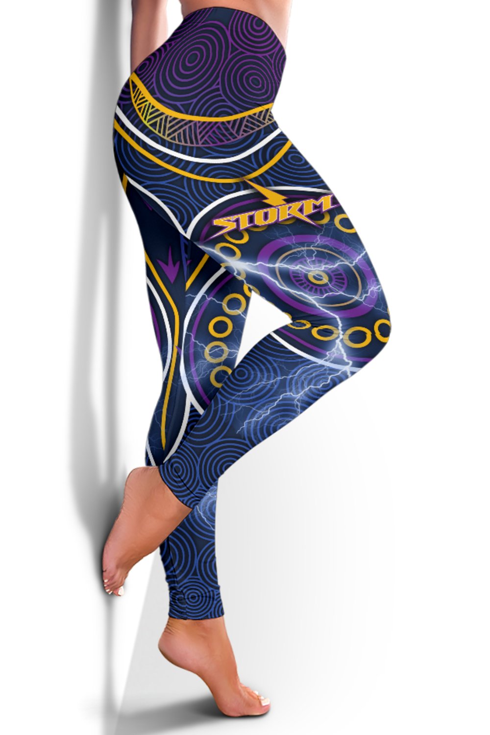 melbourne-women-leggings-lightning-storm-indigenous