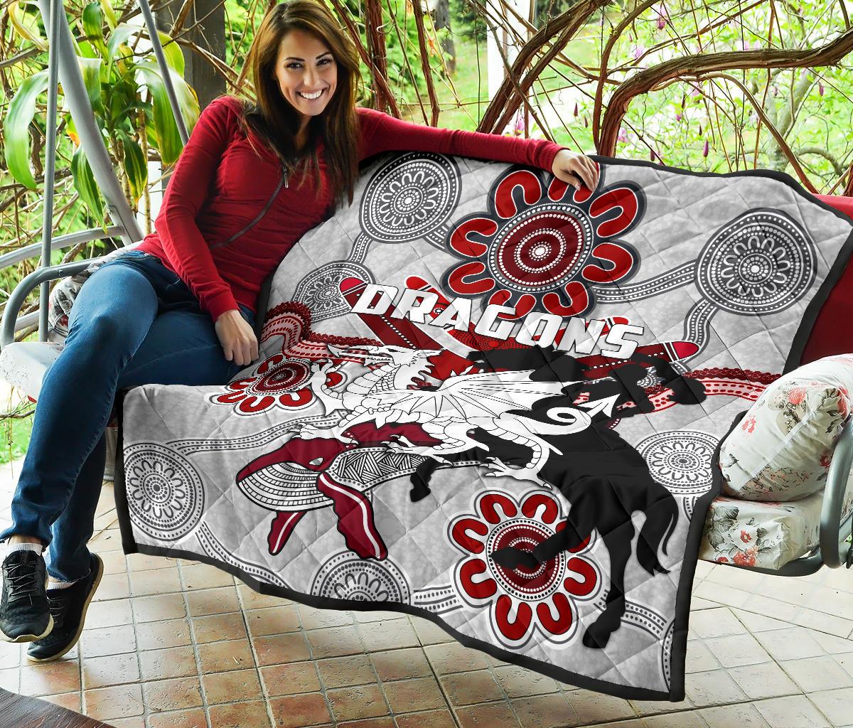 dragons-premium-quilt-st-george-indigenous-white