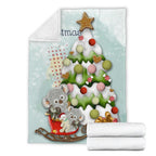 christmas-premium-blanket-koala-blanket-merry-christmas