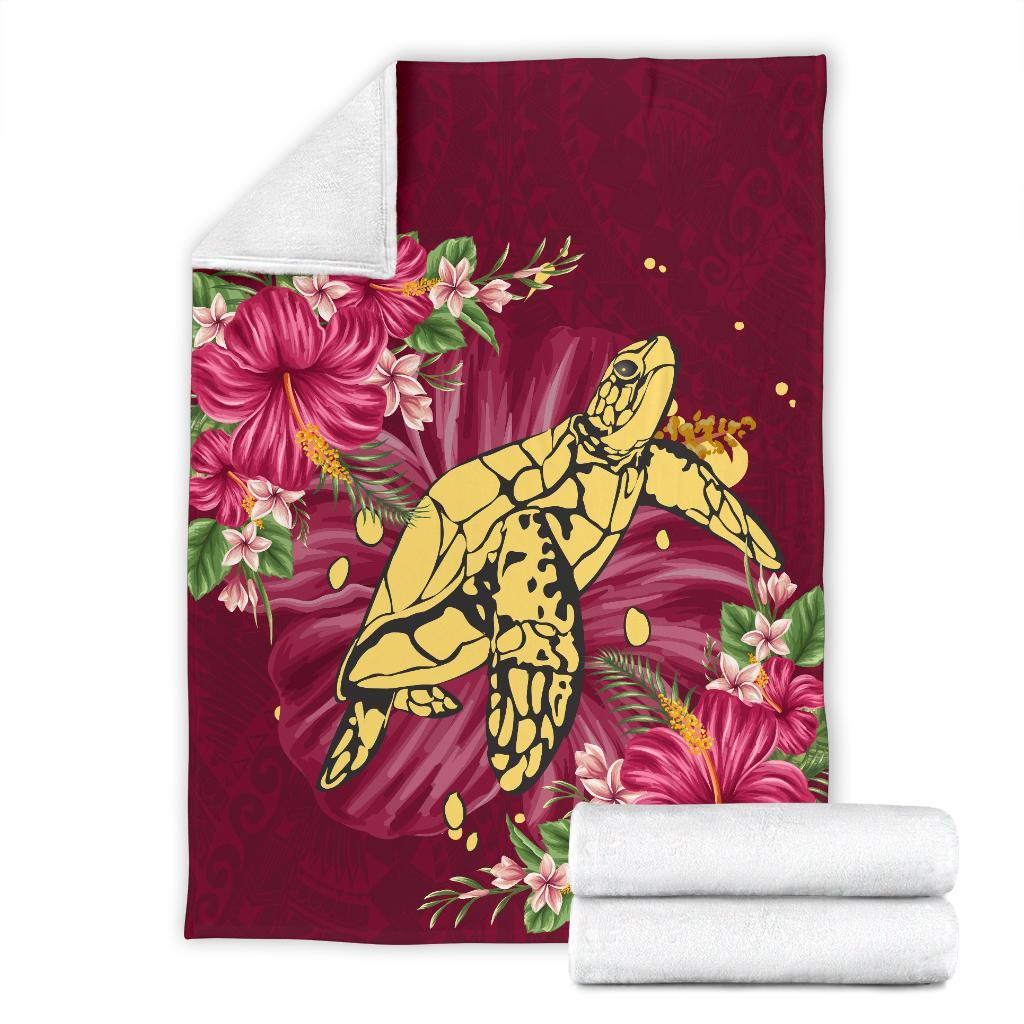 new-zealand-premium-blanket-turtle-polynesian-hibiscus