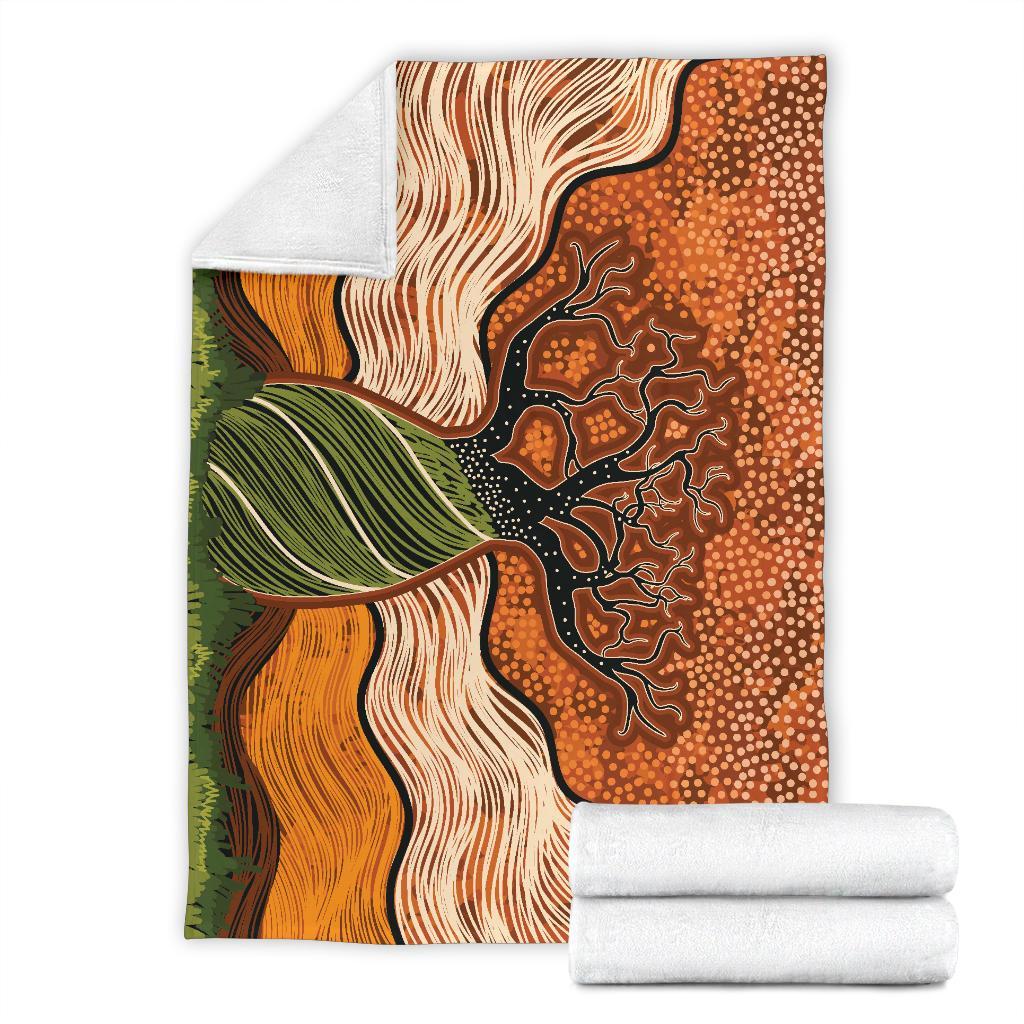 aboriginal-premium-blanket-indigenous-tree