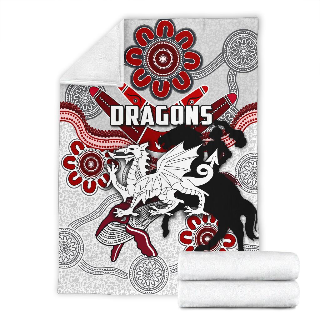 dragons-premium-blanket-st-george-indigenous-white