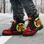aboriginal-boots-turtle-patterns-footprint-circle-dot-painting-all-season