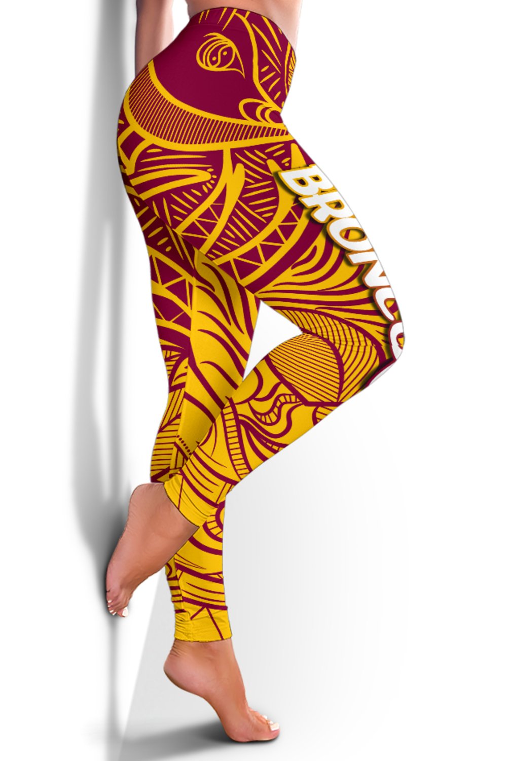 brisbane-broncos-womens-leggings-tribal-style