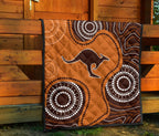 premium-quilts-aboriginal-dot-painting-quilts-kangaroo