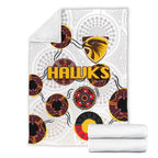 hawthorn-premium-blanket-hawks-indigenous-white