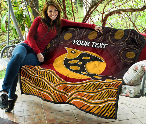 personalised-premium-quilt-aboriginal-dot-patterns-fish