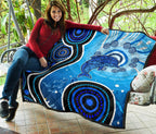aboriginal-premium-quilt-dolphin-and-aboriginal-dot-patterns