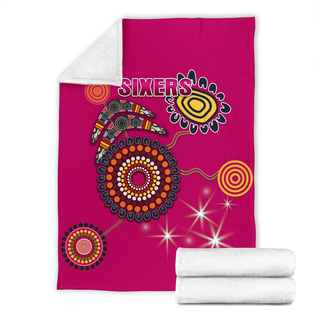 sydney-premium-blanket-sixers-indigenous-magenta