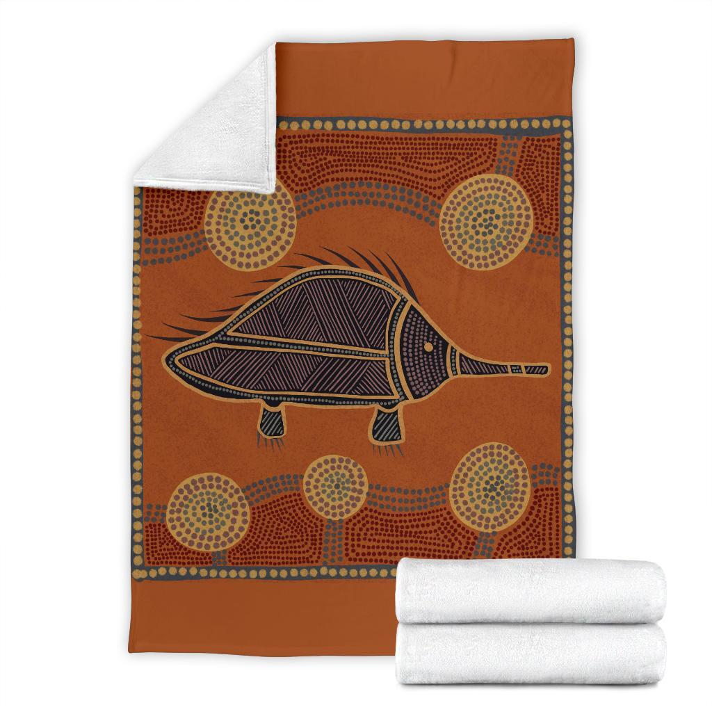 aboriginal-premium-blanket-indigenous-echidna