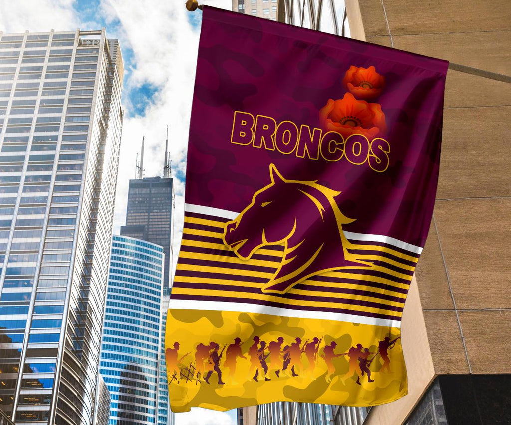 brisbane-broncos-flag-anzac-day-simple-style-maroon