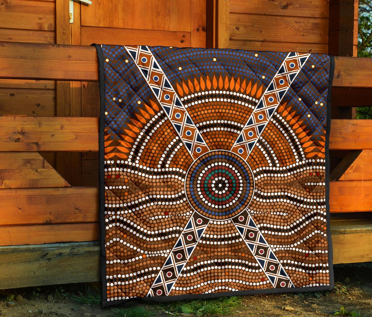premium-quilts-aboriginal-dot-painting-quilts-ver01