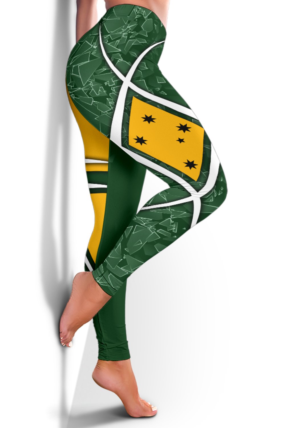 leggings-aussie-flag-green