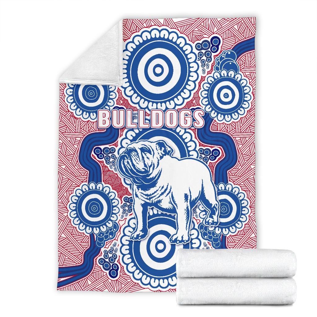 western-premium-blanket-bulldogs-simple-indigenous