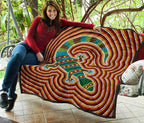 premium-quilts-lizard-coverlets-aboriginal-dot-painting