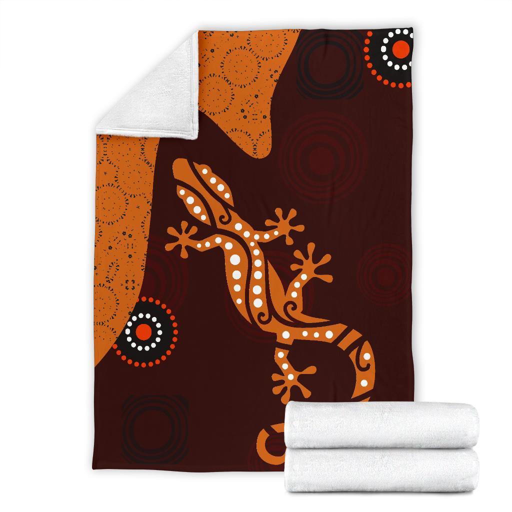 aboriginal-premium-blanket-lizard-in-aboriginal-dreaming