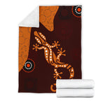 aboriginal-premium-blanket-lizard-in-aboriginal-dreaming