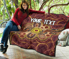 custom-aboriginal-premium-quilt-indigenous-lizard-dot-painting-art