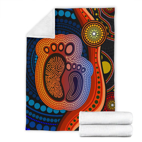 1st-australia-premium-blanket-aboriginal-mother-and-son-foot