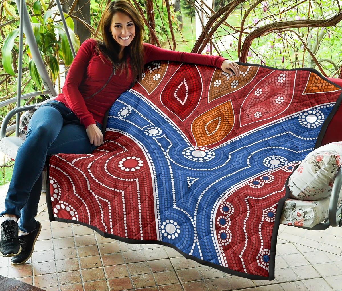 aboriginal-premium-quilt-australia-aboriginal-river
