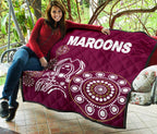queensland-premium-quilt-maroons-simple-indigenous