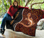 aboriginal-personalised-premium-quilt-indigenous-lizard-dreaming