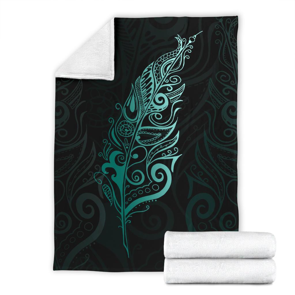 light-silver-fern-new-zealand-blanket-turquoise
