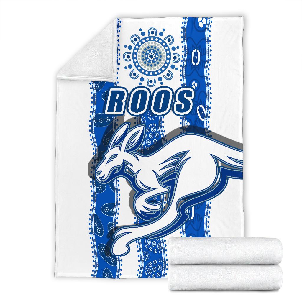 melbourne-kangaroos-premium-blanket-indigenous-north-roos-white