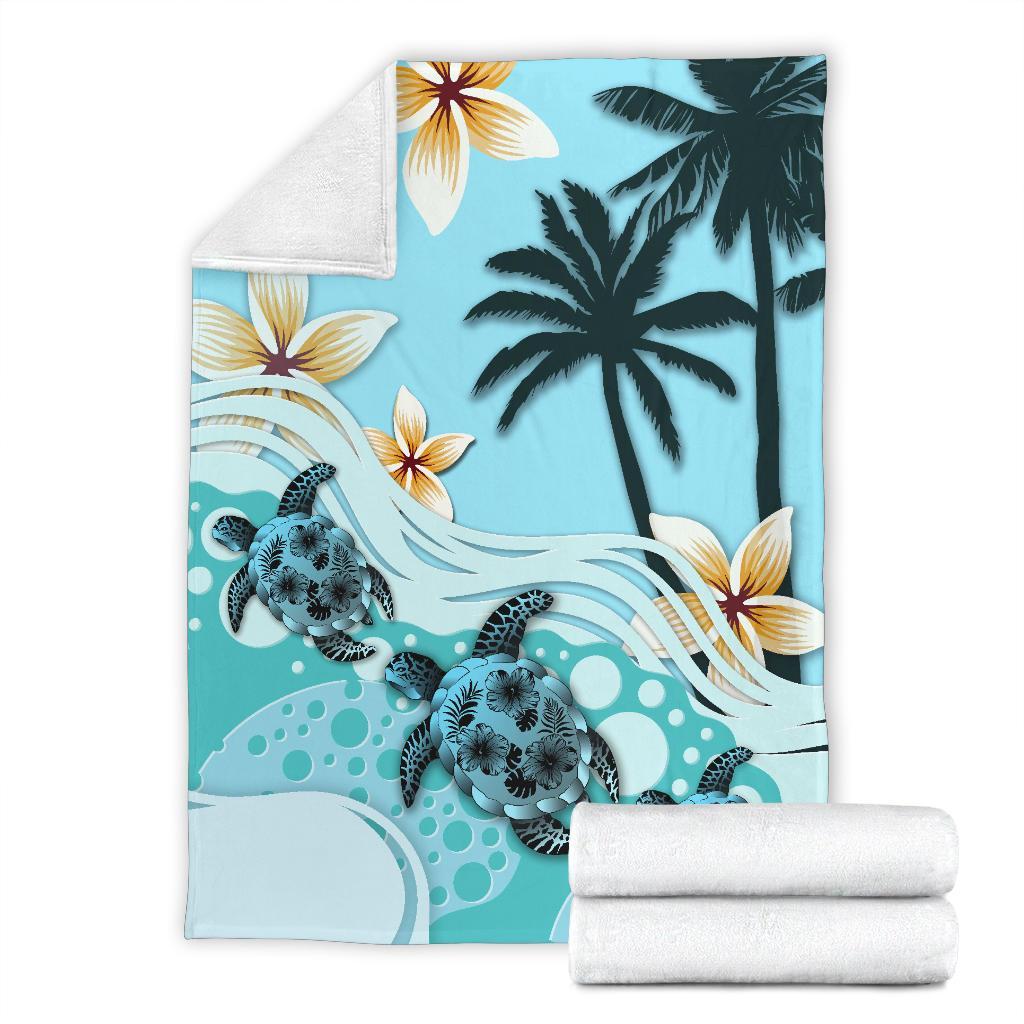 new-zealand-premium-blanket-blue-turtle-hibiscus