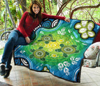 aboriginal-premium-quilt-indigenous-green-turtle