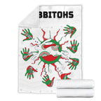 rabbitohs-indigenous-premium-blanket-animals-aboriginal