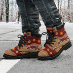 aboriginal-boots-lizard-patterns-circle-dot-painting-all-season
