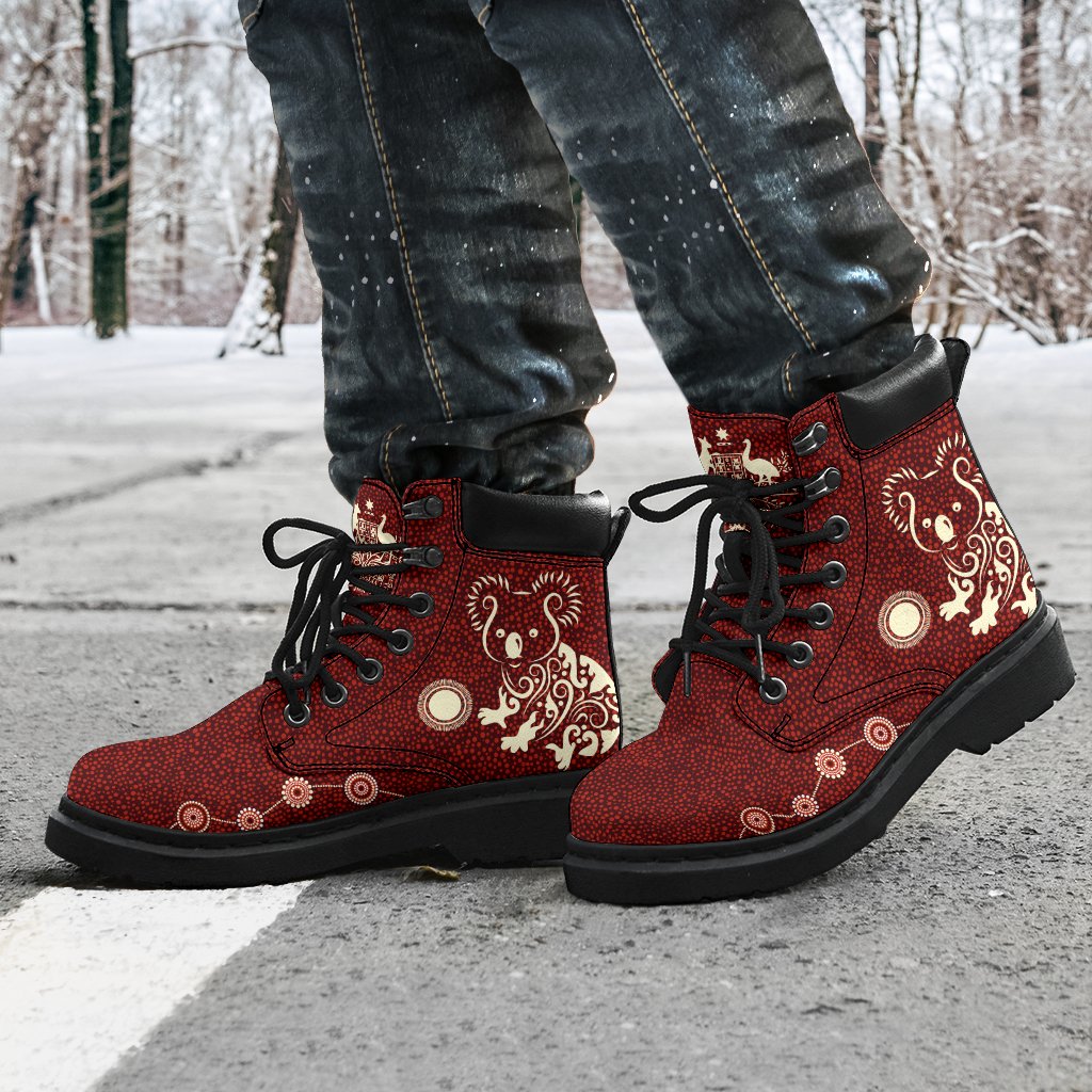aboriginal-boots-koala-patterns-treasure-australia-coat-of-arms-all-season-1
