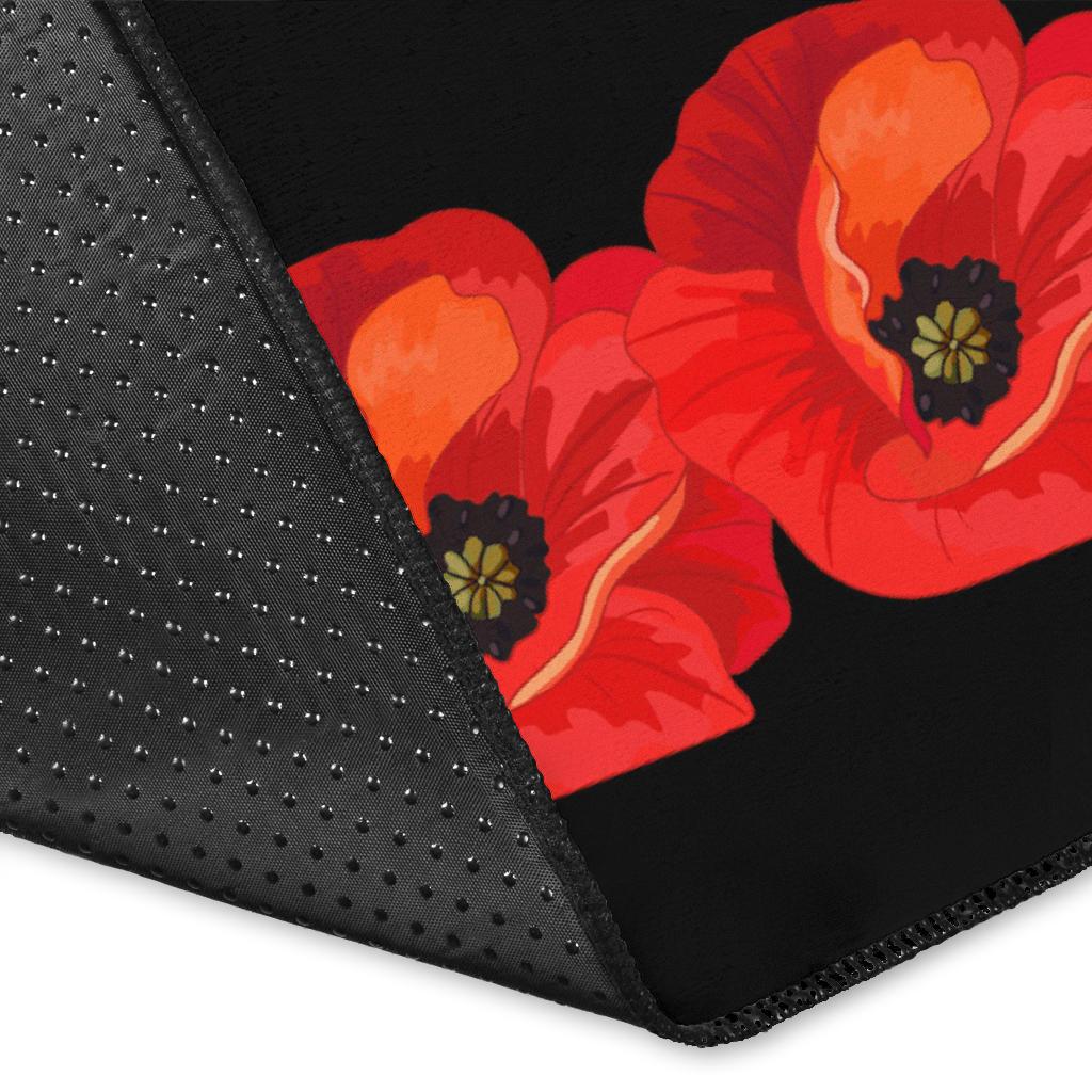 south-sydney-rabbitohs-area-rug-anzac-day-poppy-flower-vibes