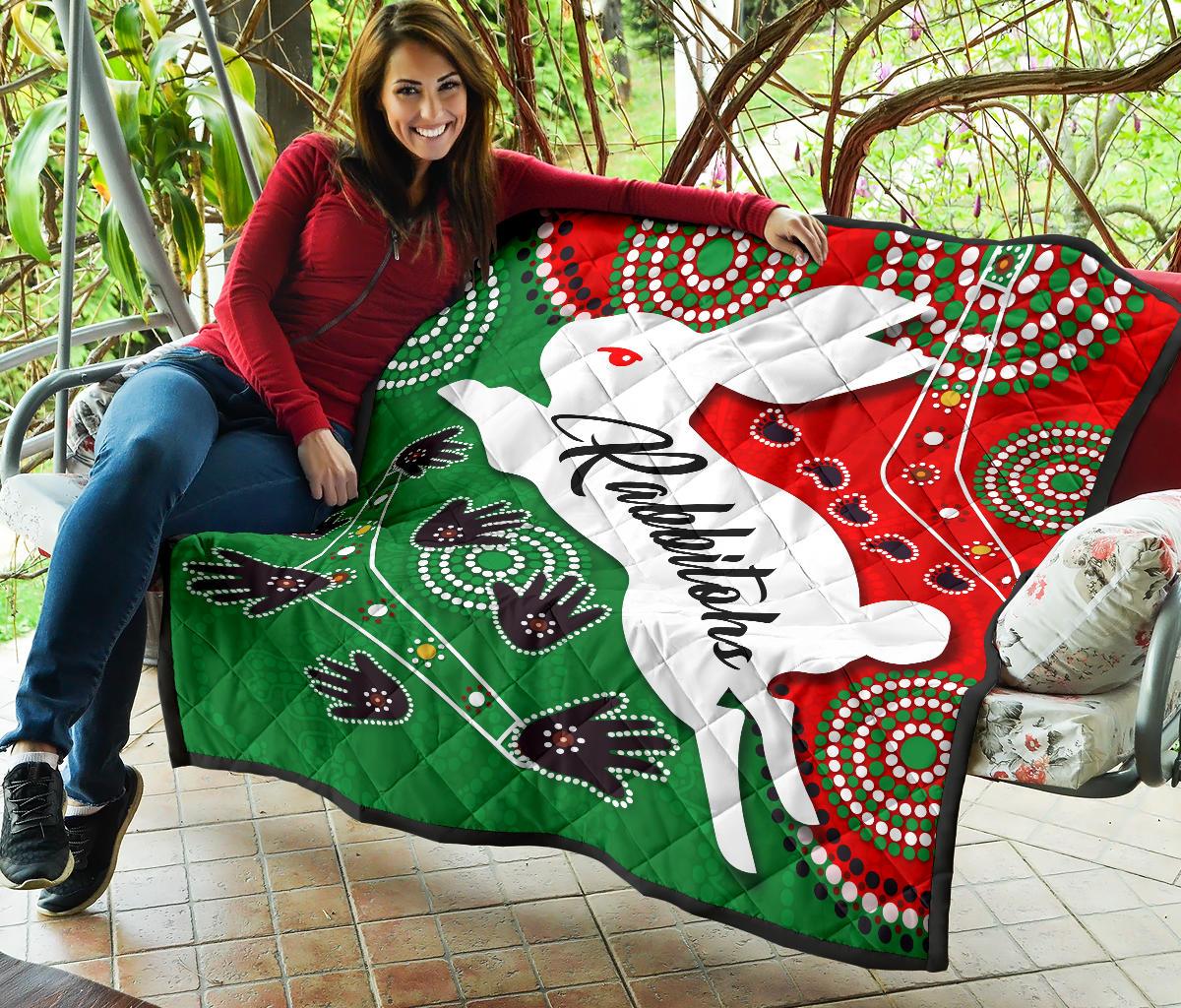 rabbitohs-forever-premium-quilt-indigenous