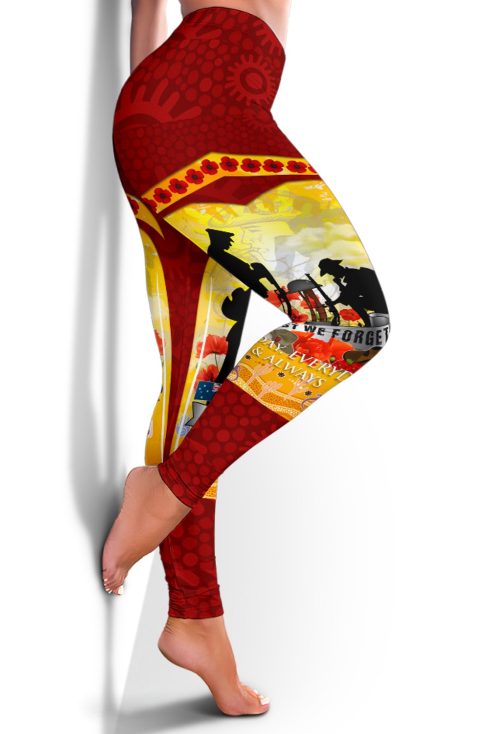 anzac-womens-leggings-lest-we-forget-aboriginal-version