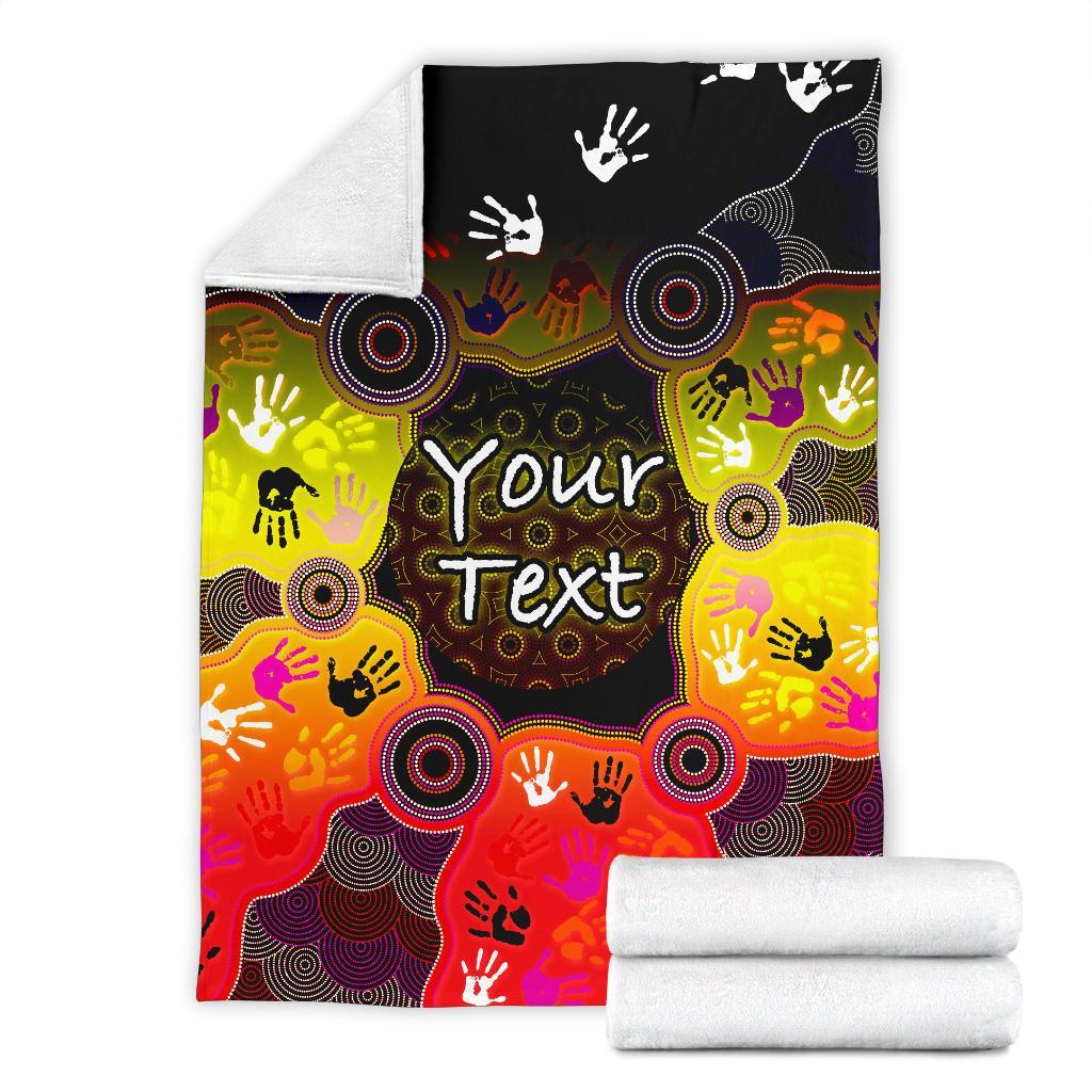 custom-aboriginal-premium-blanket-indigenous-circle-dot-painting-hand-art