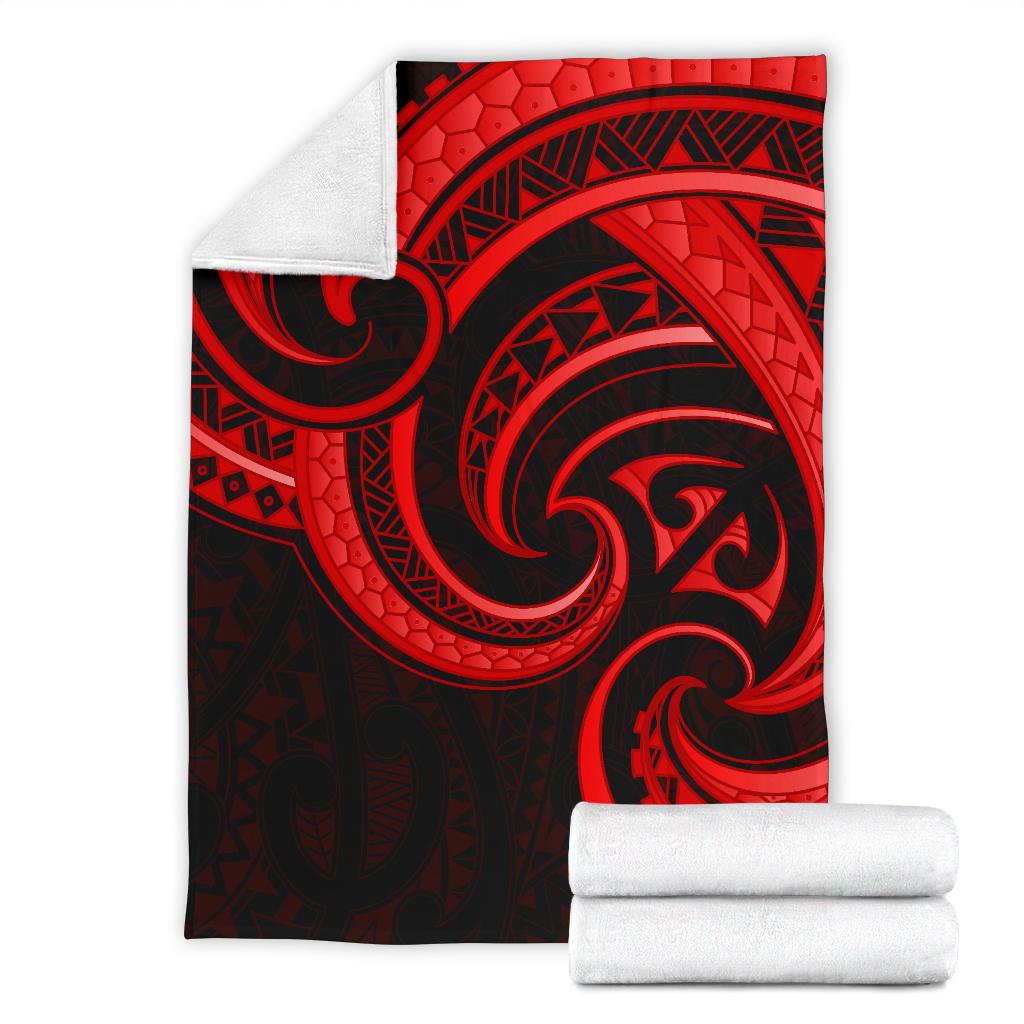new-zealand-maori-mangopare-premium-blanket-polynesian-red