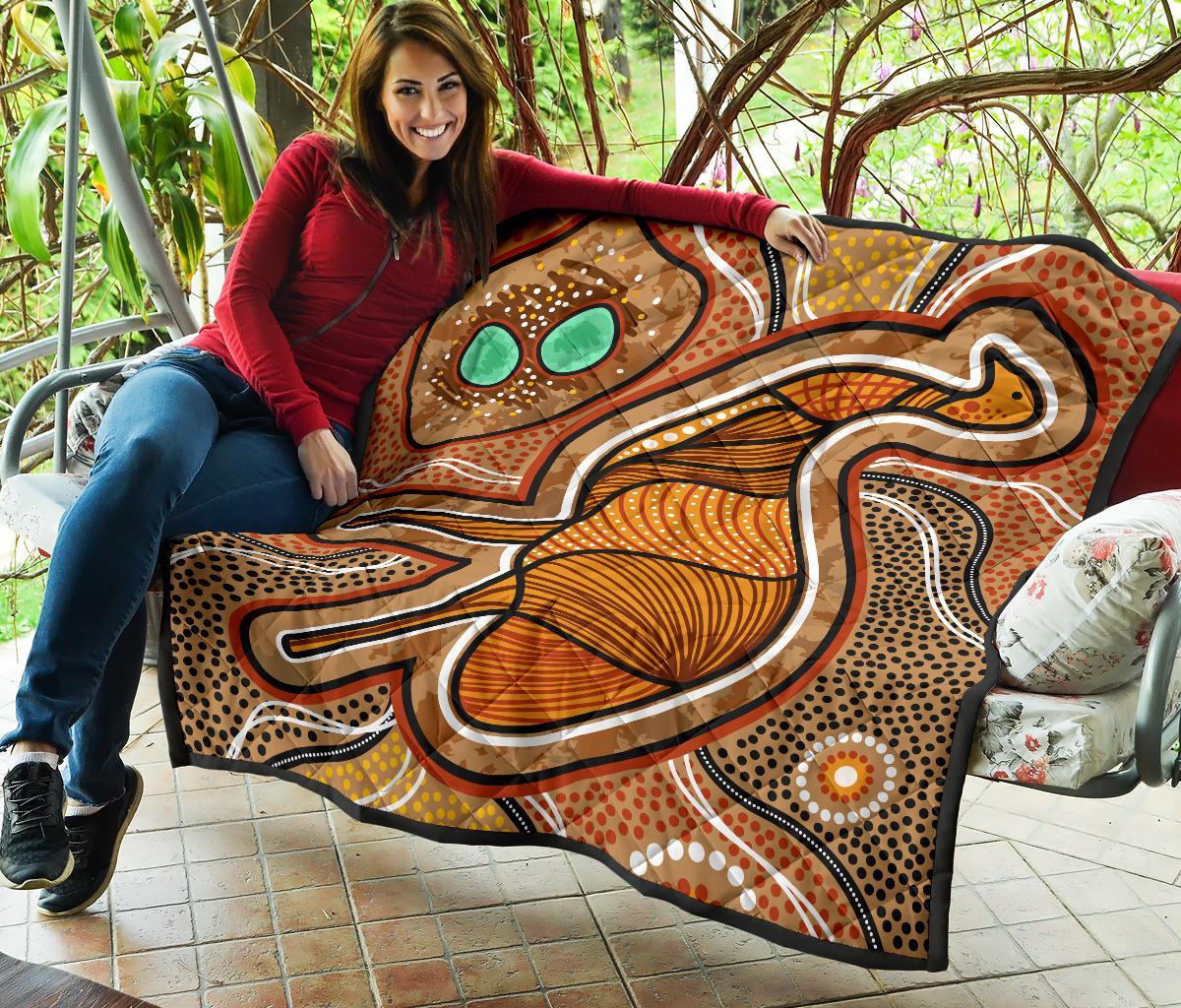 aboriginal-premium-quilt-indigenous-emu-vintage-stye