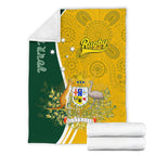 personalised-premium-blanket-australia-coat-of-arm-in-rugby-style