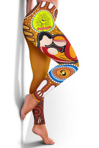 leggings-aboriginal-family-with-dot-painting-art