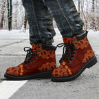 aboriginal-boots-circle-dot-painting-aussie-flowers-all-season