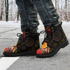 all-season-boot-aboriginal-snake-with-dot-painting