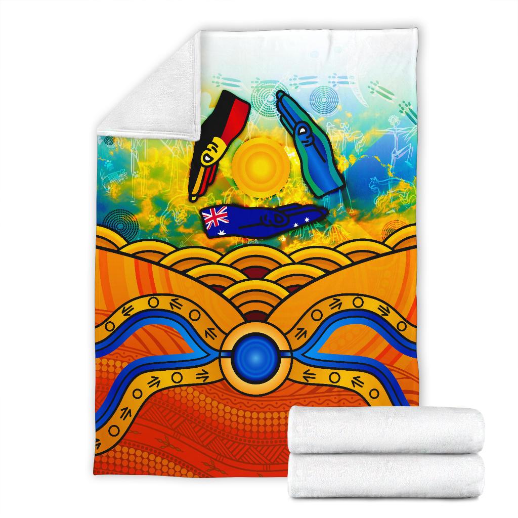 aboriginal-premium-blanket-australia-kangaroo-naidoc-week-2021