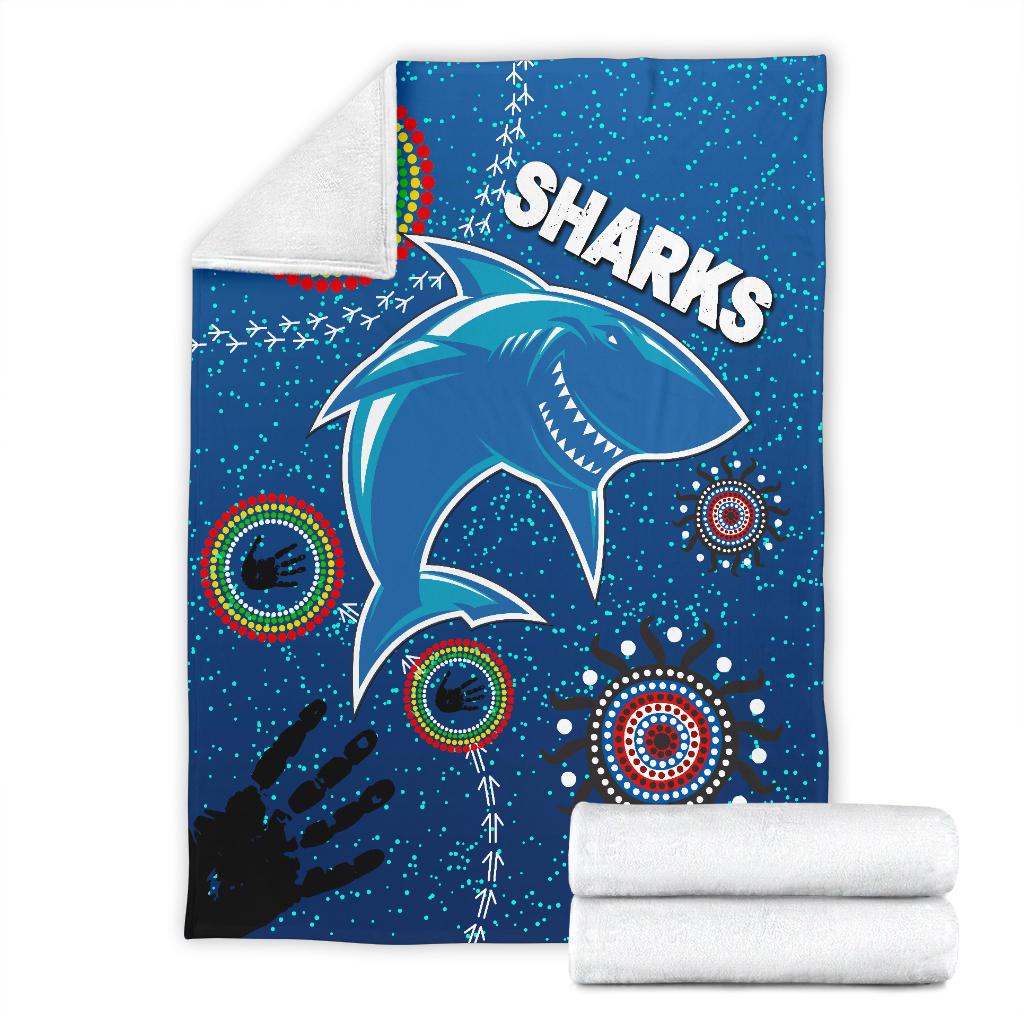 naidoc-sharks-premium-blanket-cronulla-aboriginal-style
