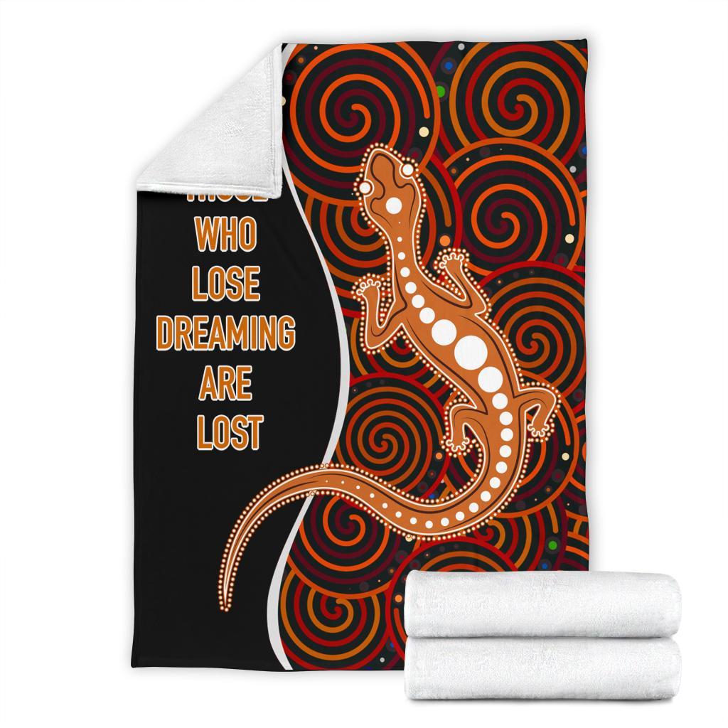 aboriginal-premium-blanket-indigenous-lizard-dreaming