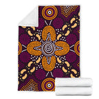 aboriginal-premium-blanket-flowers-dot-panting-art
