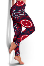 reds-rugby-australian-women-leggings-simple-indigenous-queensland