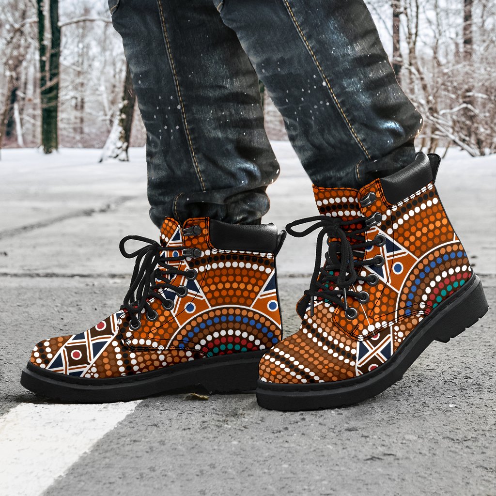 aboriginal-boots-circle-dot-painting-all-season-ver01